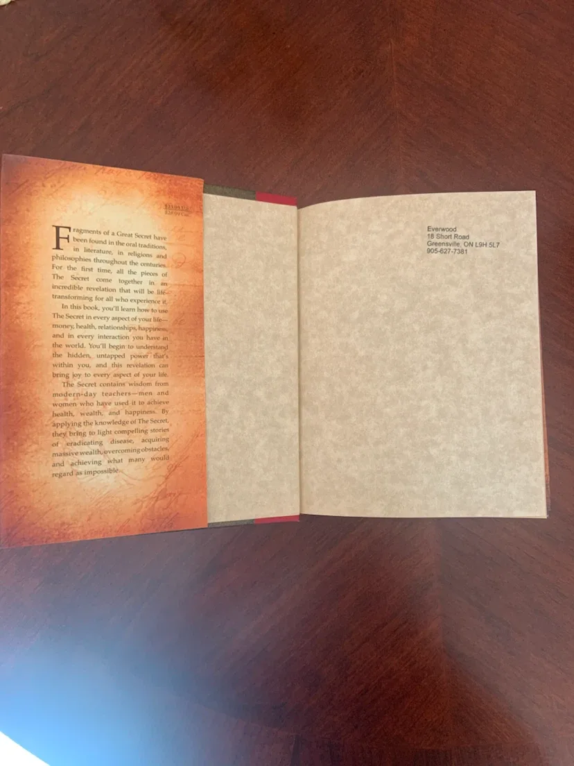The Secret by Rhonda Byrne Book - photo 3