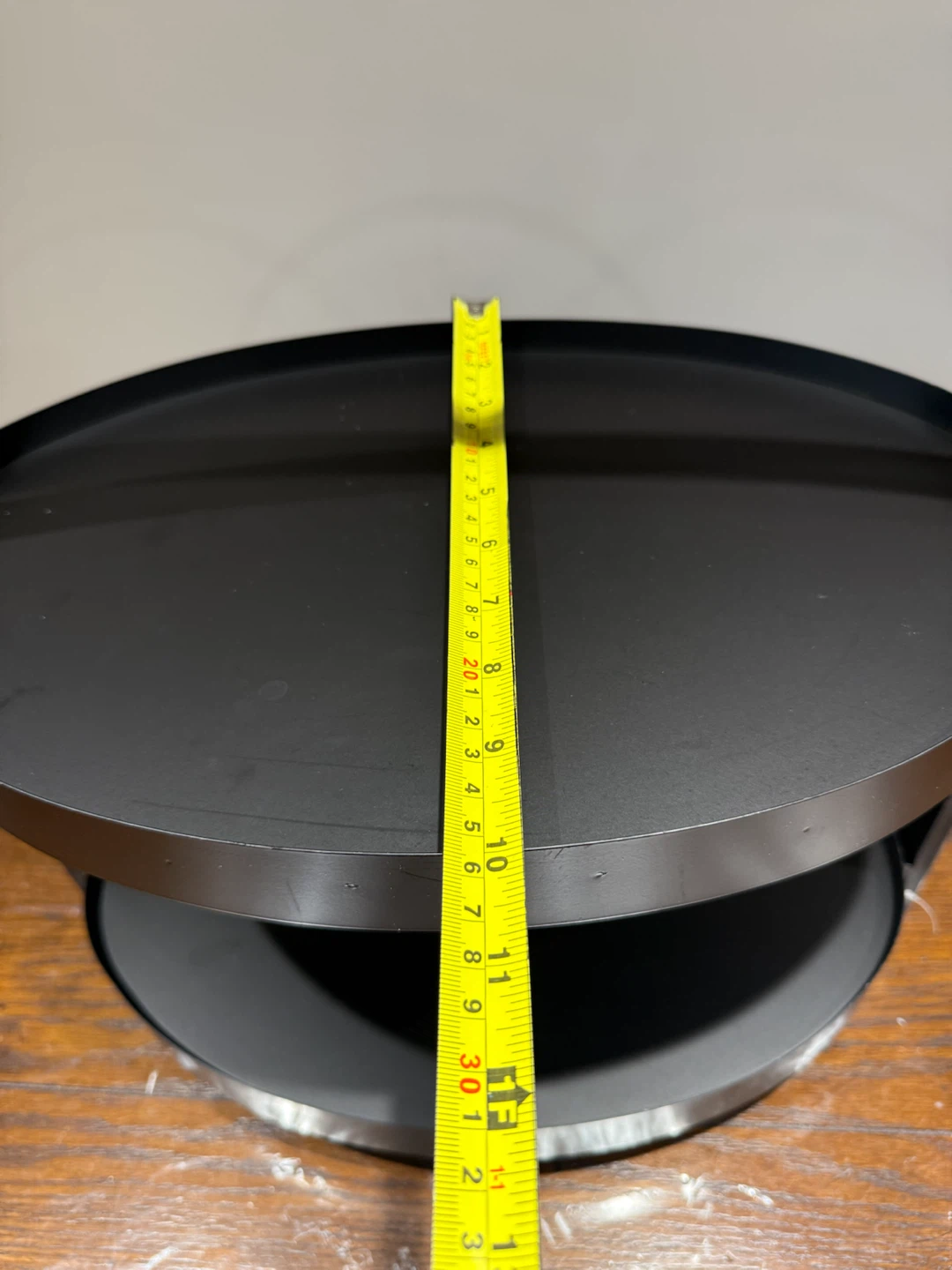 Black 2-Tier Serving Stand with Handle - photo 5