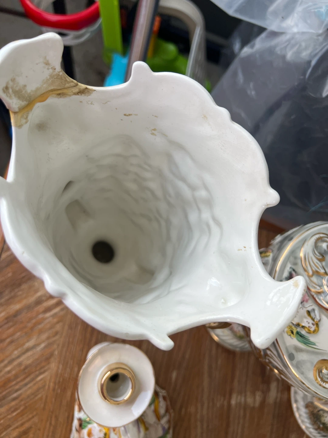 Vintage Decorative Ceramic Lamps and Candlestick Holders - photo 5