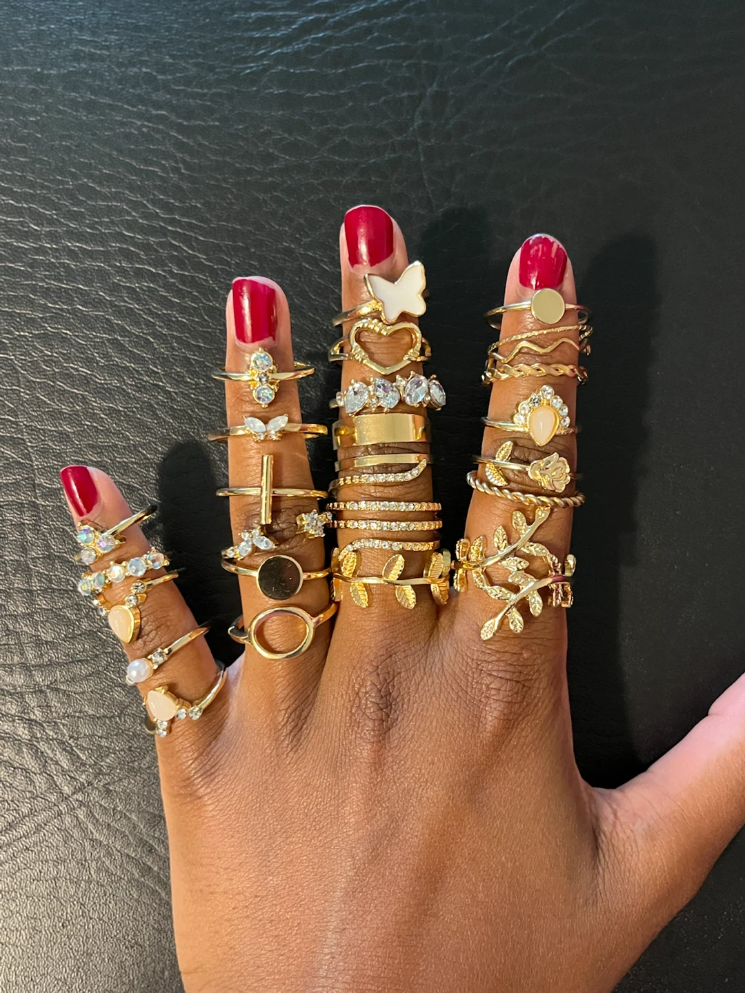 25 rings size 6-7 (new and gently worn)