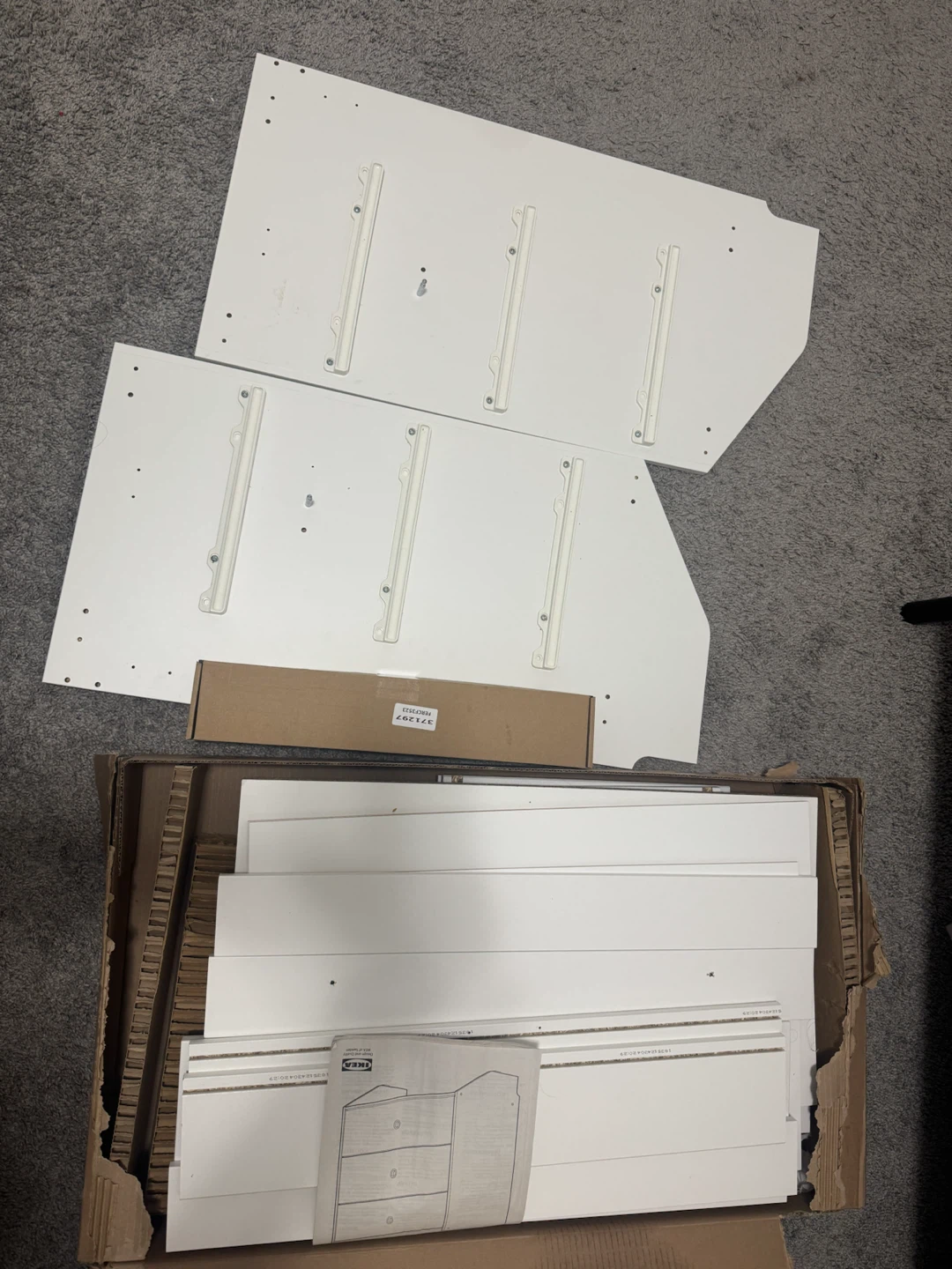 White 3-Drawer Dresser - photo 2