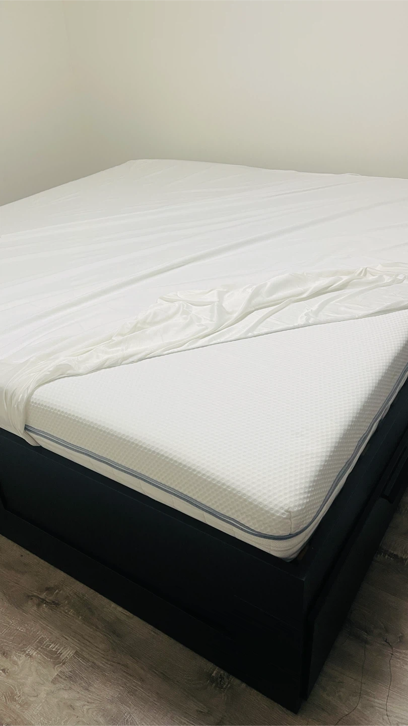 All must go -King size bed- frame,mattress Ikea freebies