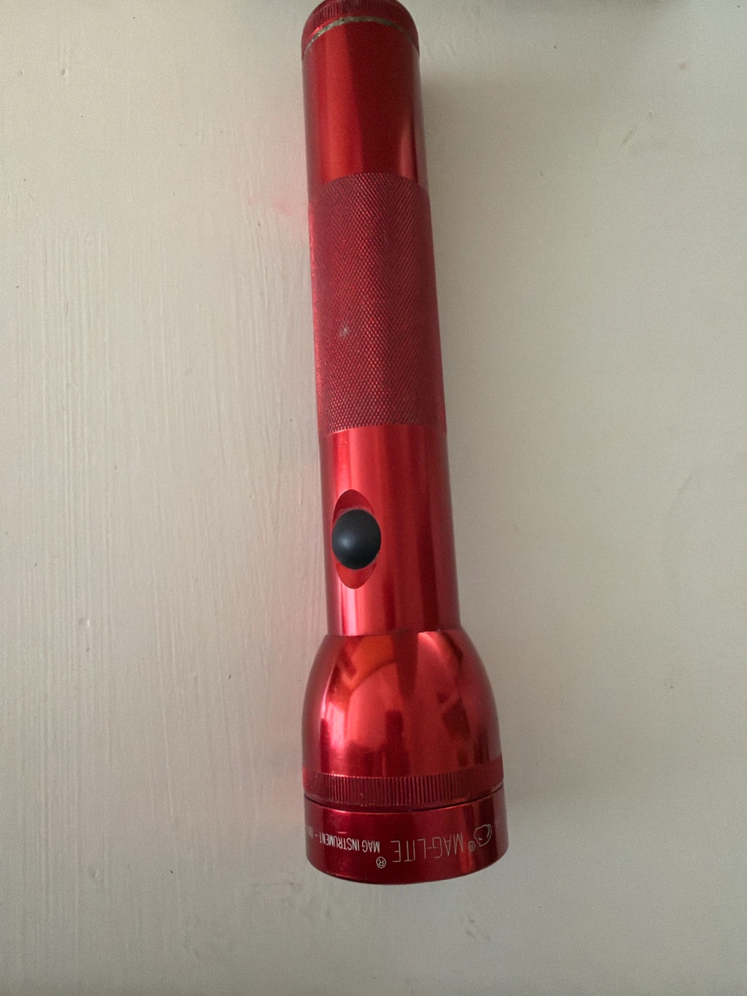 Red Mag-Lite Flashlight