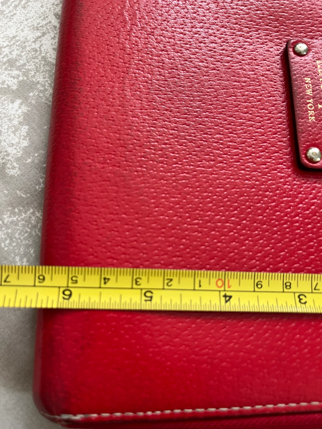 Kate Spade Red Leather Zip Around Wallet - photo 3