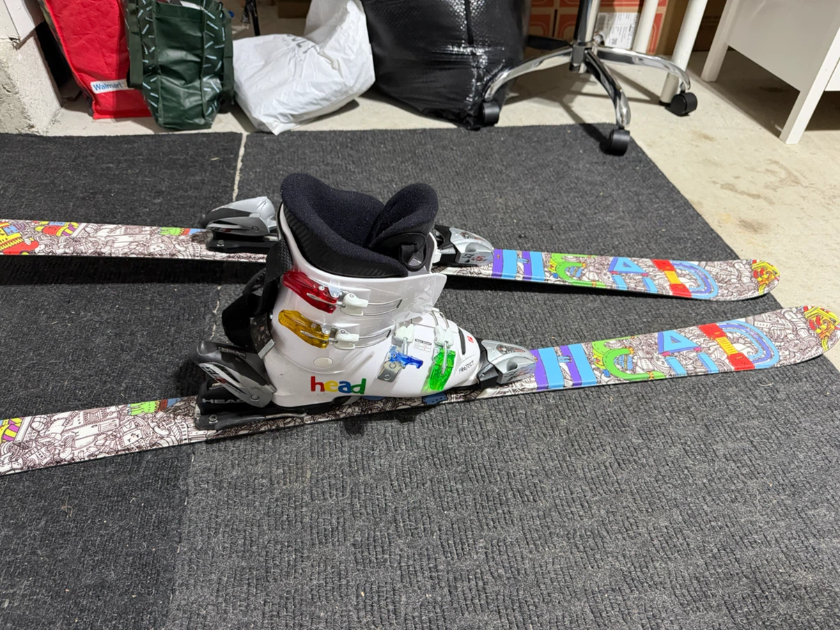 Head Skis with Boots