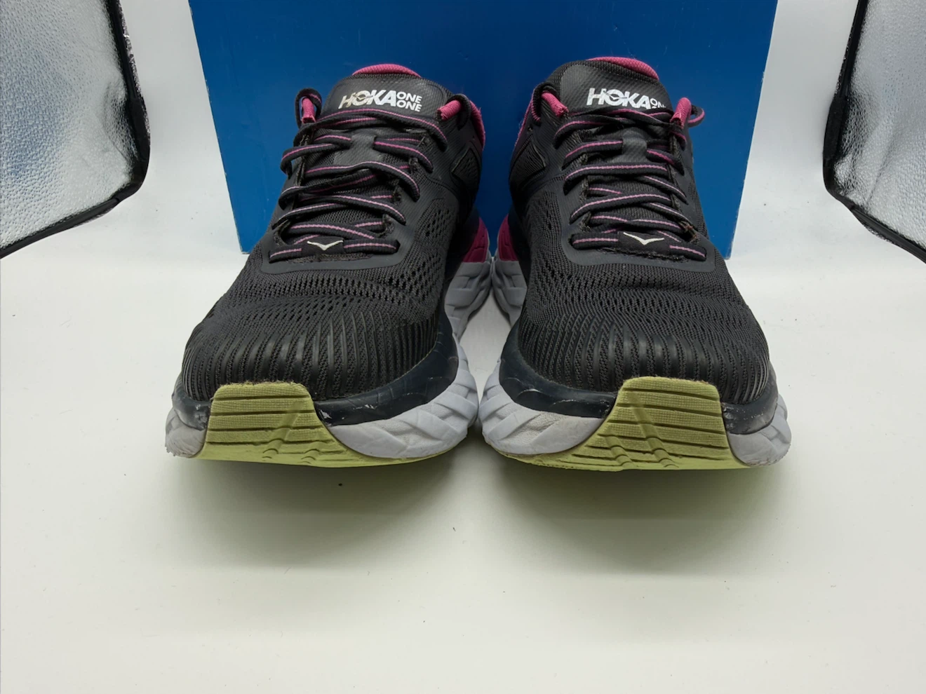 Hoka One Bondi 7 Blue Graphite Women’s Running Shoes Size US 8,5 - photo 5