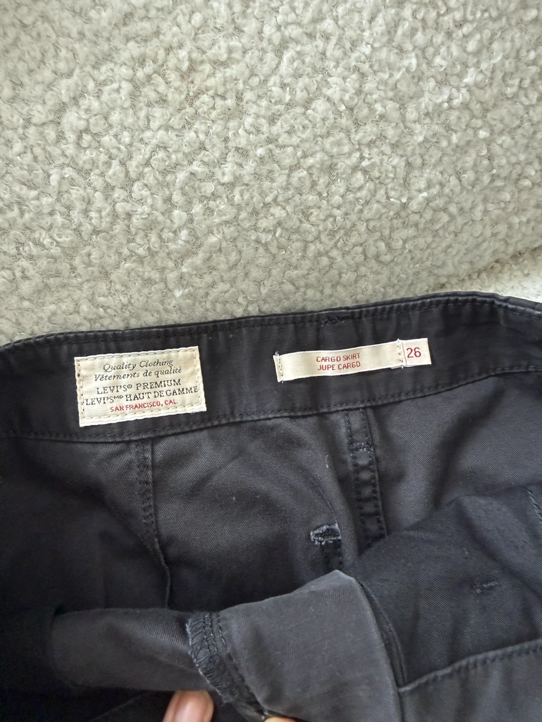 Levi's Black Cargo Skirt - photo 3