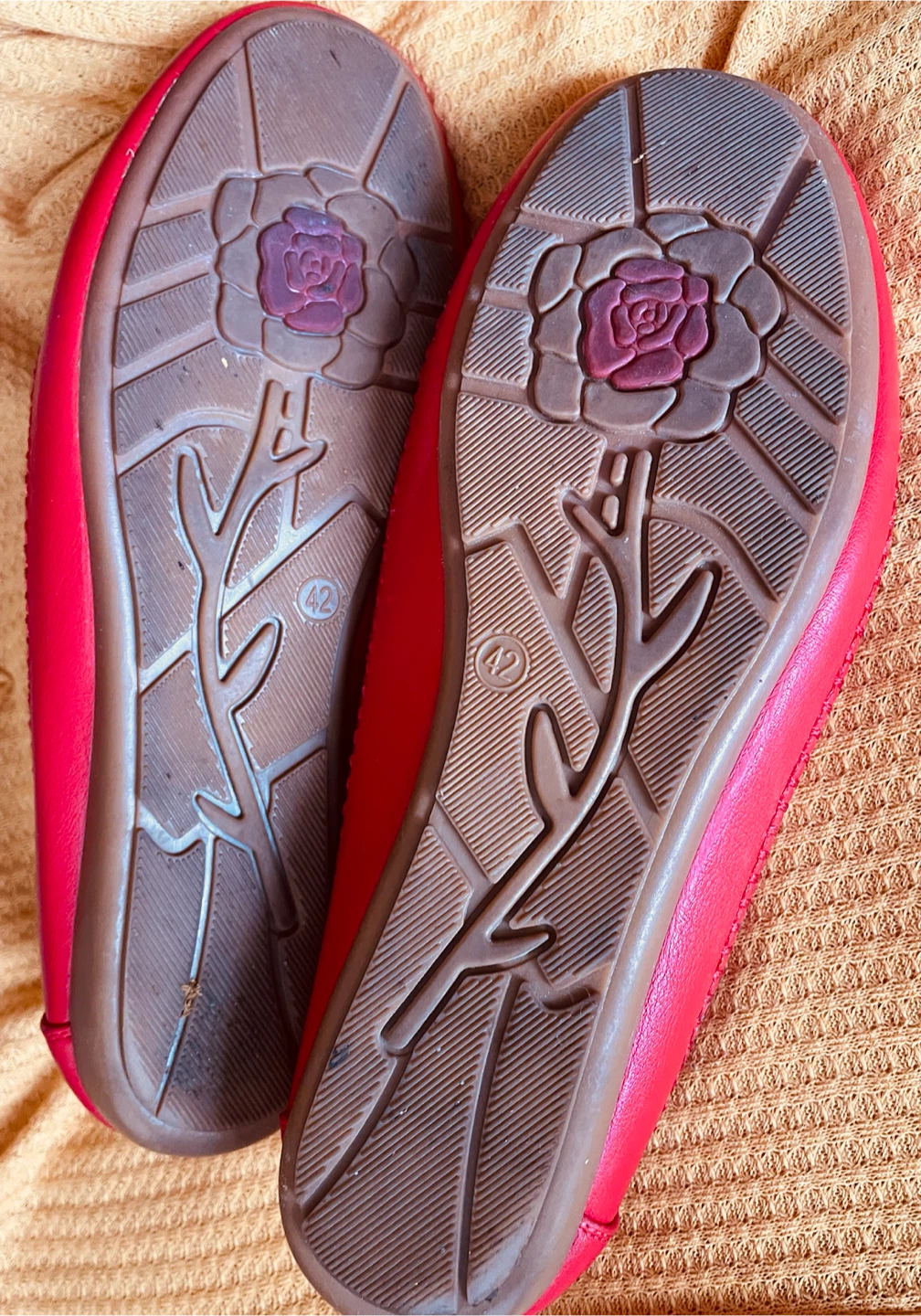 FOREST Red Ballet Flats - photo 3