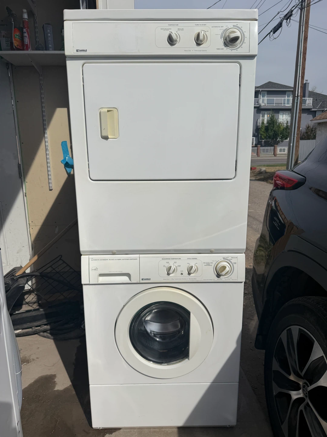 Kenmore Stackable Washer and Dryer Set