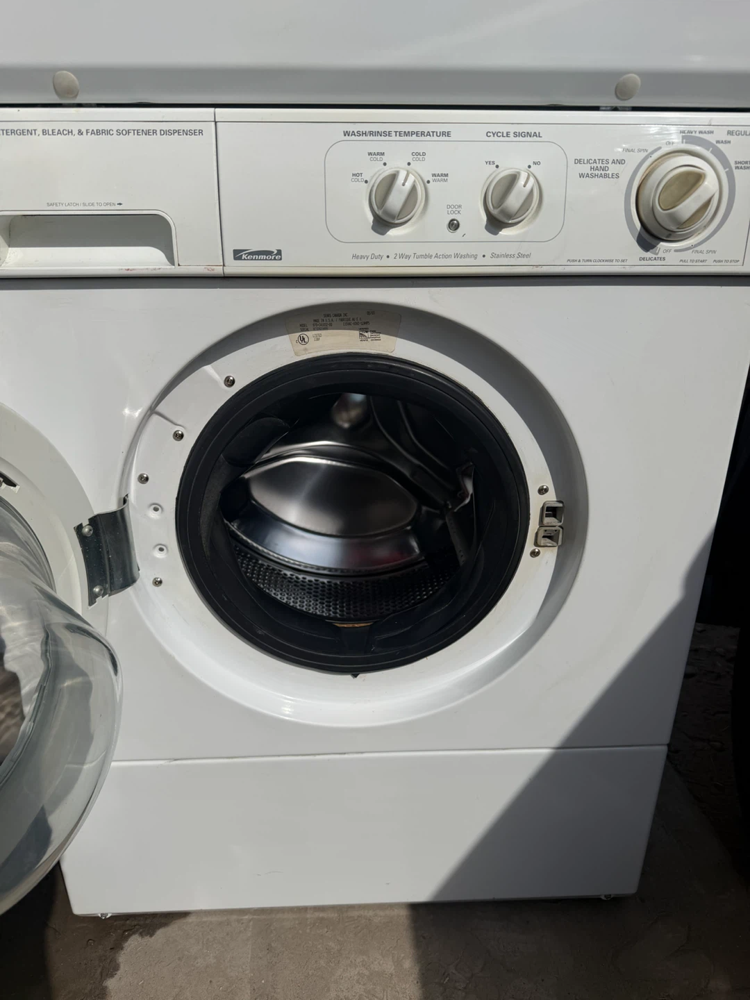 Kenmore Stackable Washer and Dryer Set - photo 3