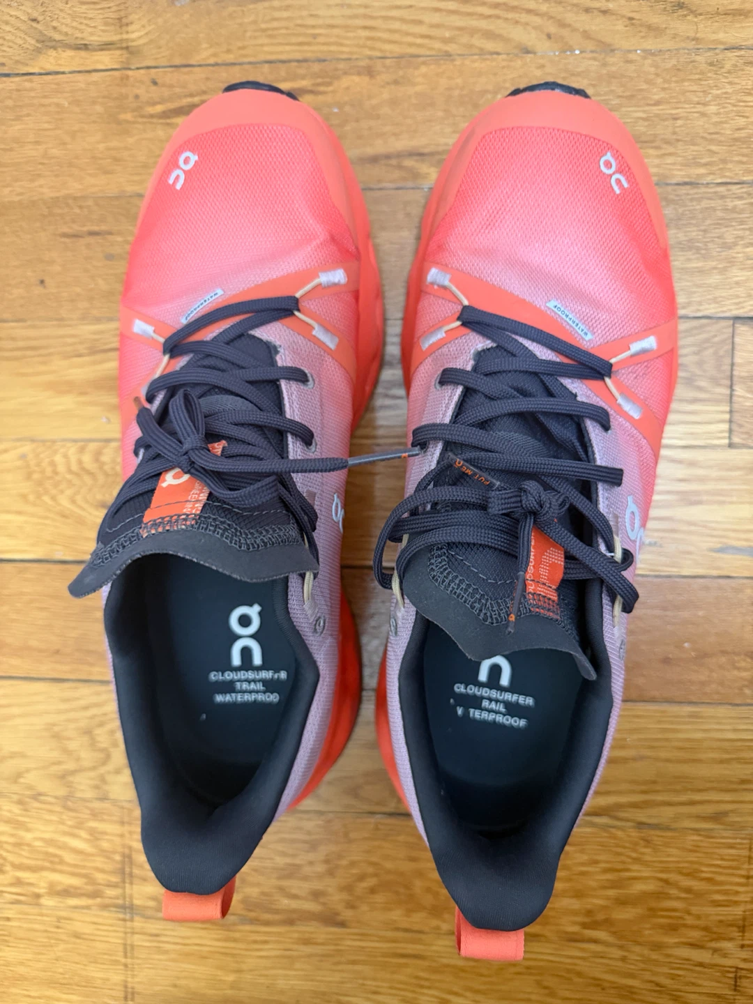 On Cloudsurfer Trail Waterproof Running Shoes US W 10.5