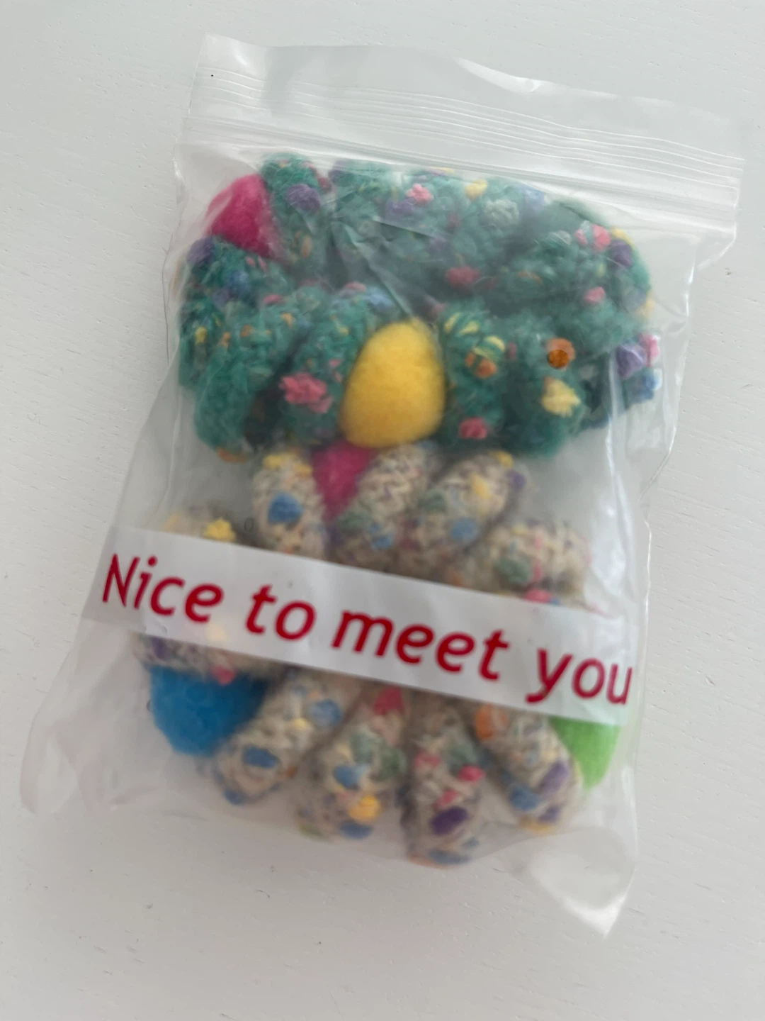 🆕Felt Ball Wool Hair Scrunchies Set 🧶✨ - photo 5