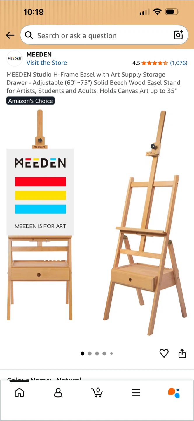 MEEDEN Studio H-Frame Easel - photo 2