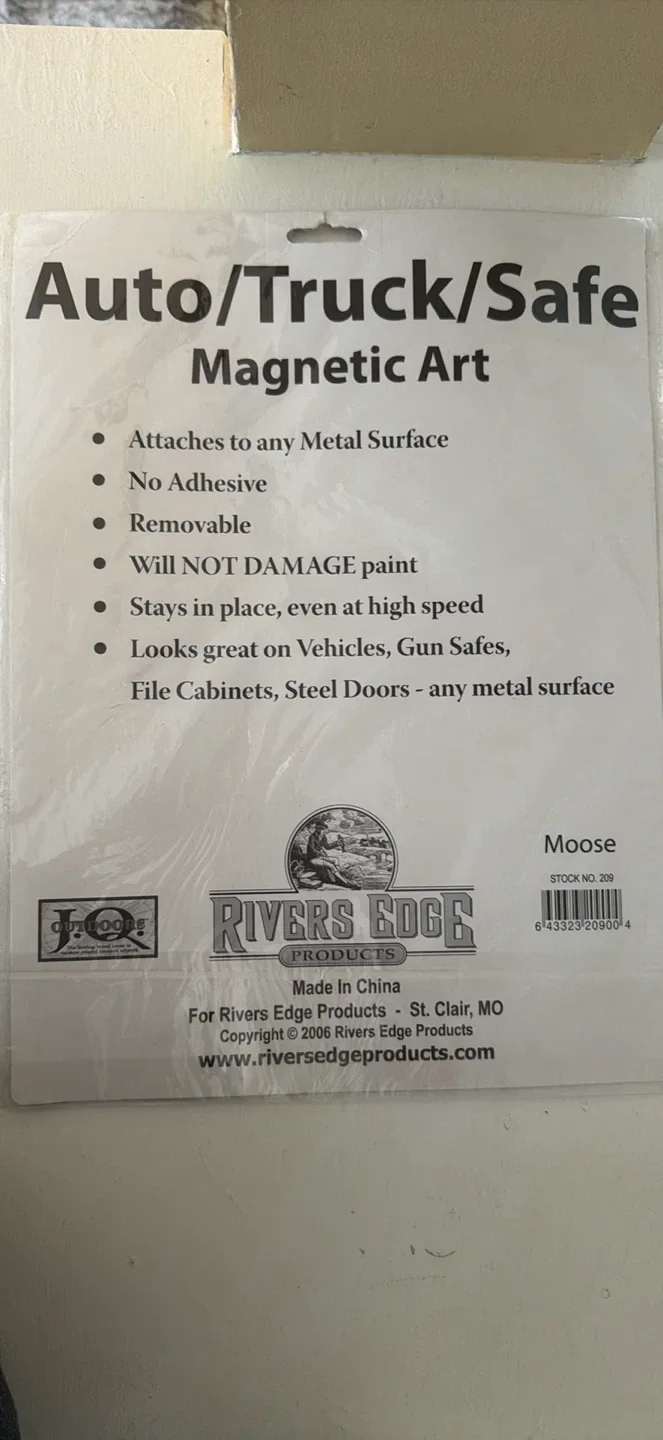 Rivers Edge Products Moose Auto/Truck/Safe Magnetic Art - photo 2