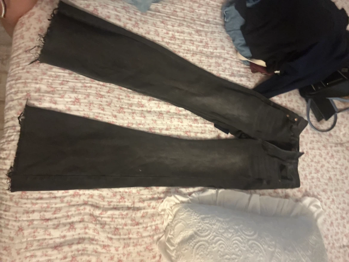 Garage Black Flare Jeans