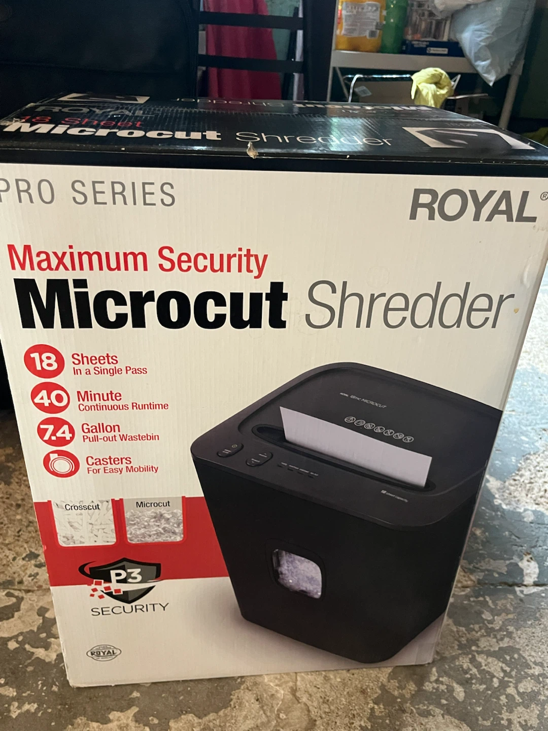 Royal 18 Sheet Microcut Shredder