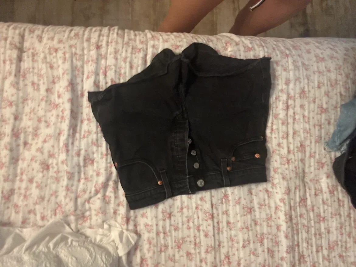 Levi's Black Denim Shorts