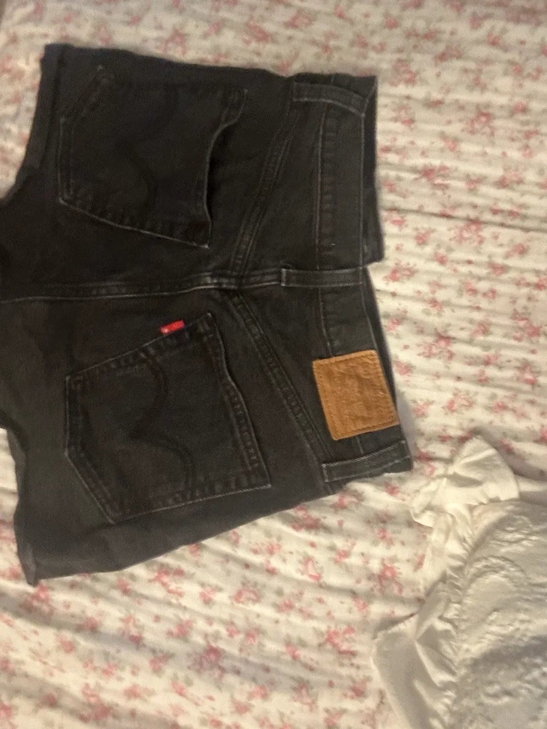 Levi's Black Denim Shorts - photo 2