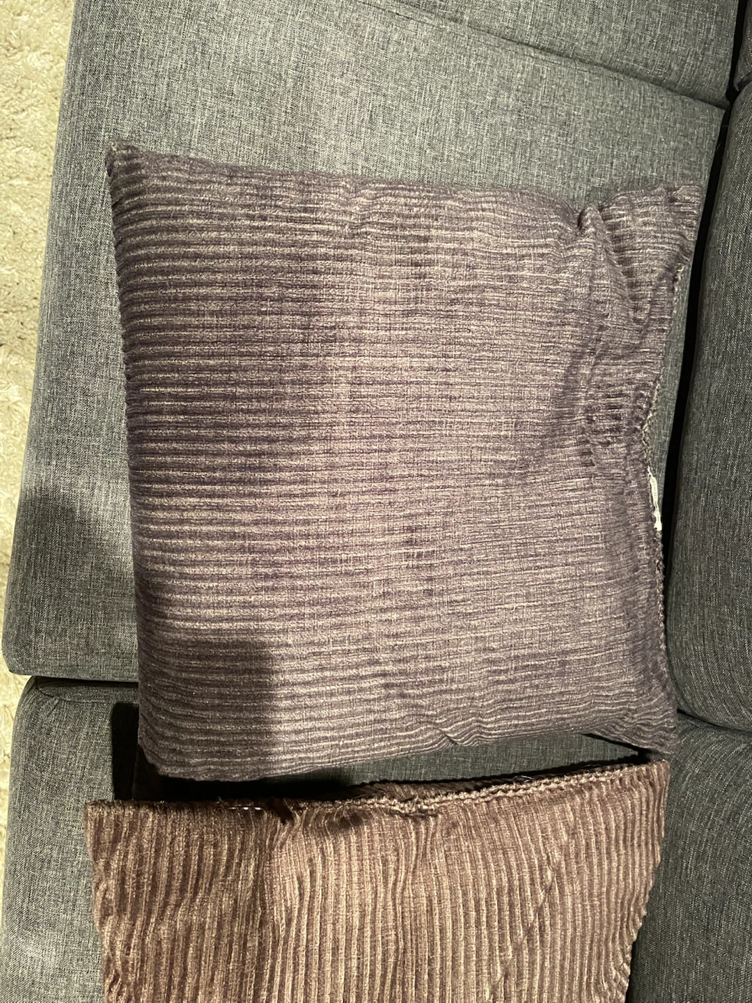 Corduroy Throw Pillows ($5 each)