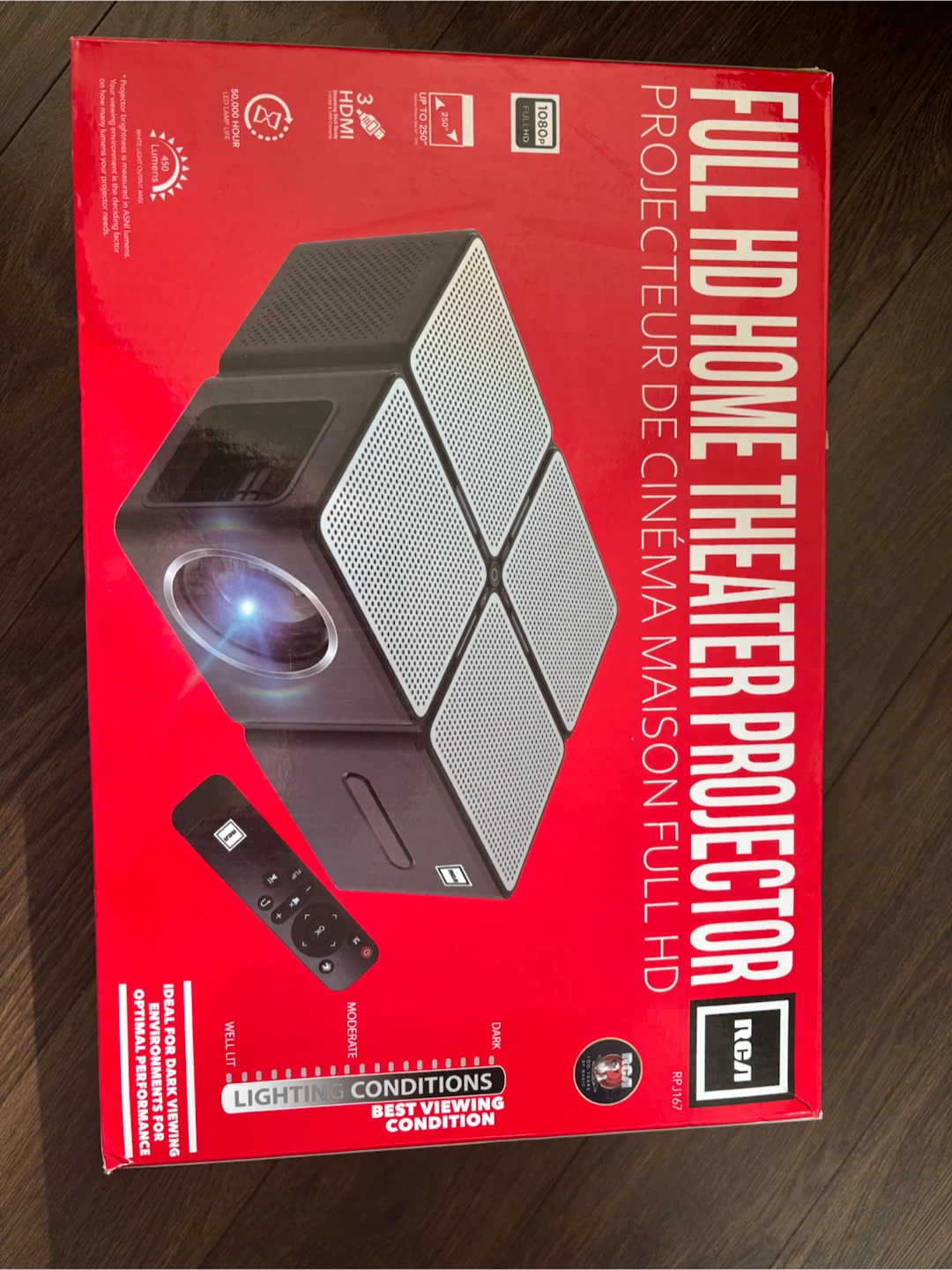 RCA Full HD Home Theater Projector RPJ167