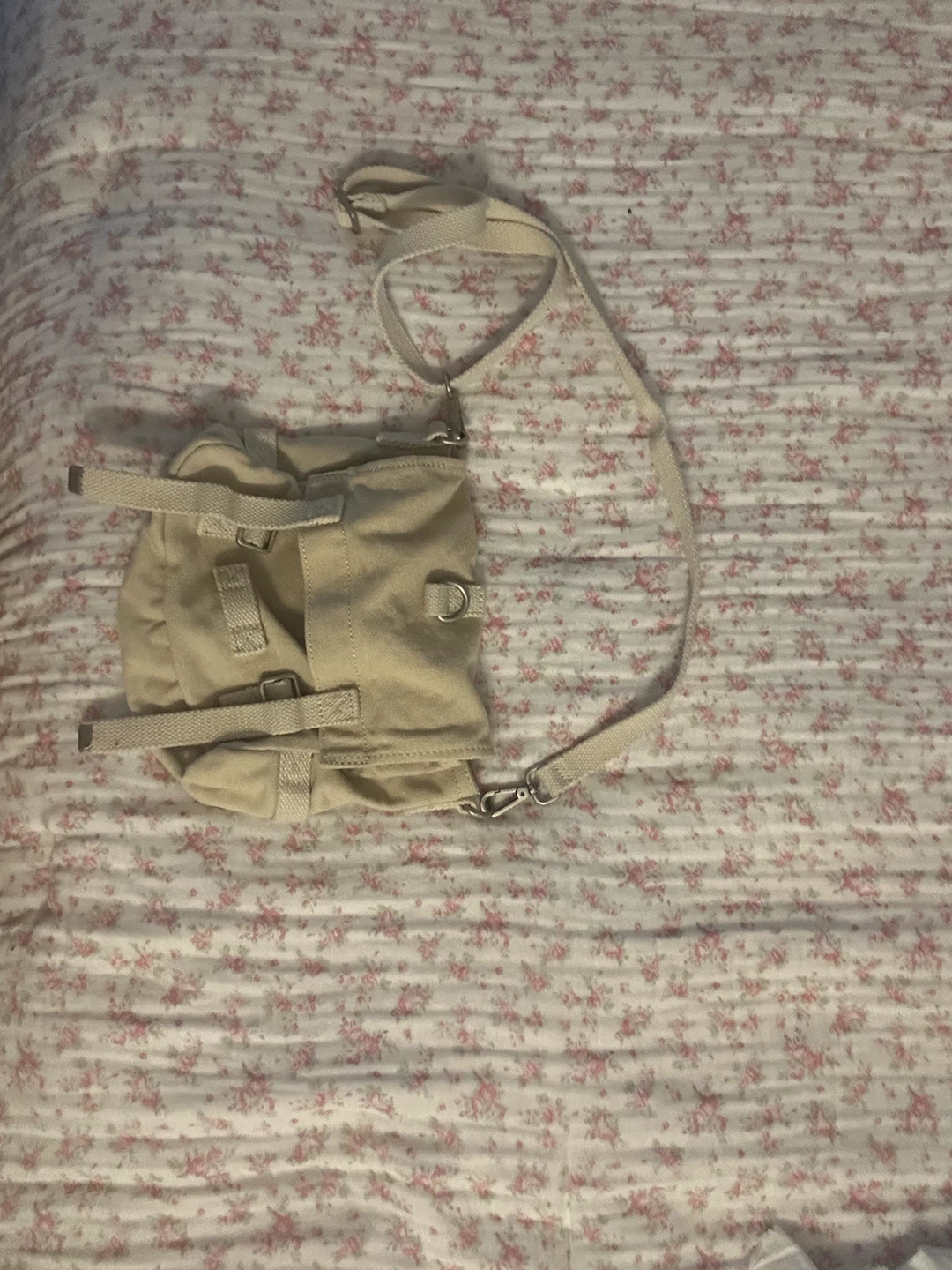 Canvas crossbody bag