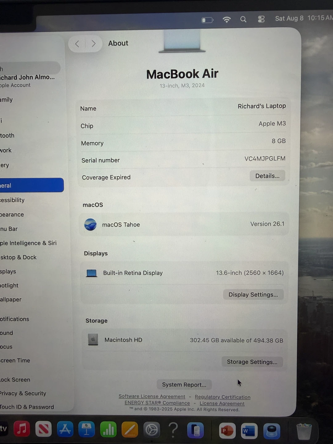 Apple MacBook Air M3 2024 8gb RAM 512 Gb - photo 3