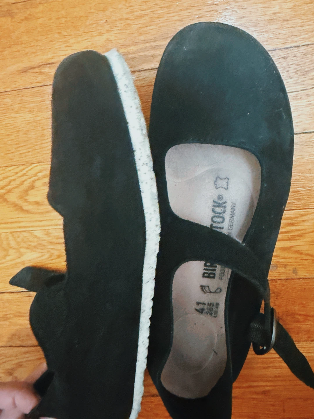 Black Birkenstock Mary Jane Shoes Size 41 - photo 2