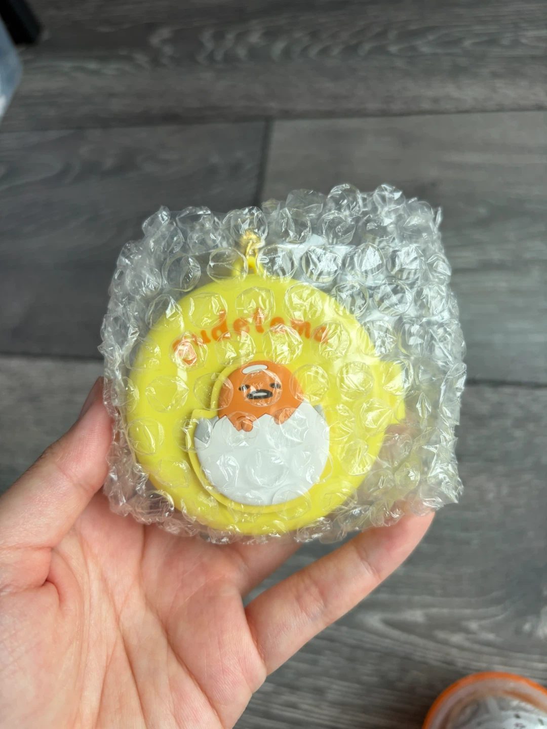 Sanrio Characters Gudetama Compact Mirror Brush