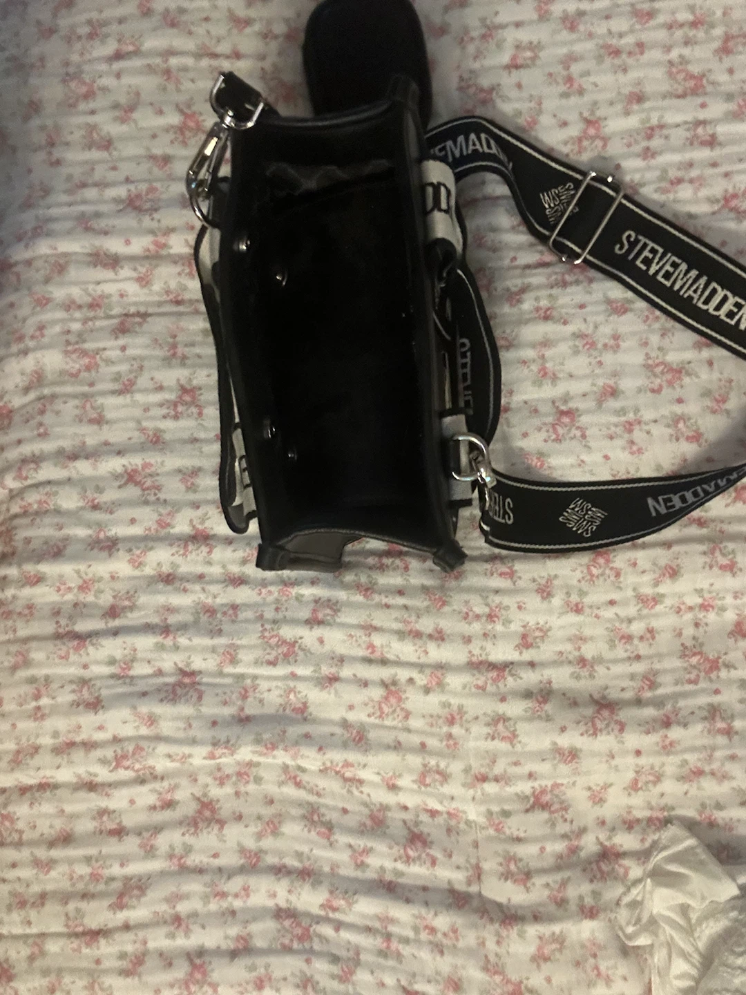 Steve Madden Black Crossbody Bag with Coin Pouch - photo 4
