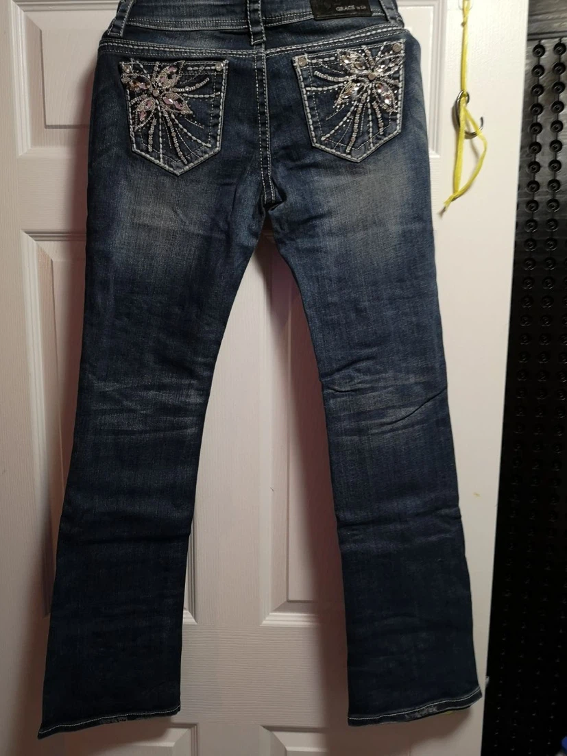 Bootcut Jeans - Embellished Pockets - photo 2