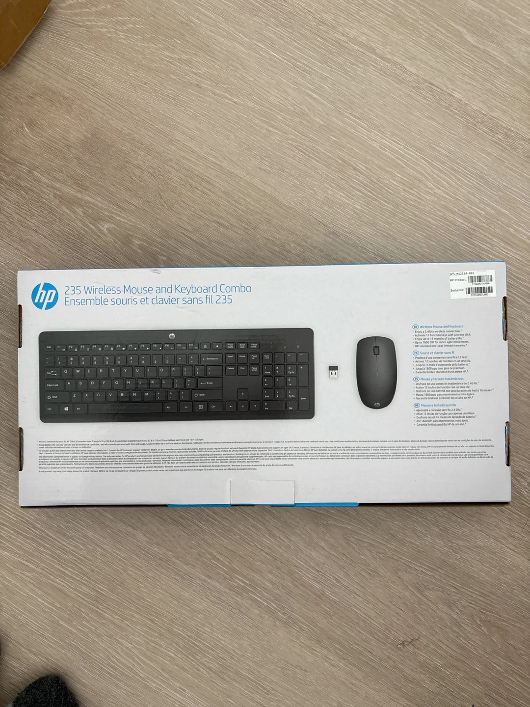 HP 235 Wireless Mouse and Keyboard Combo - photo 2