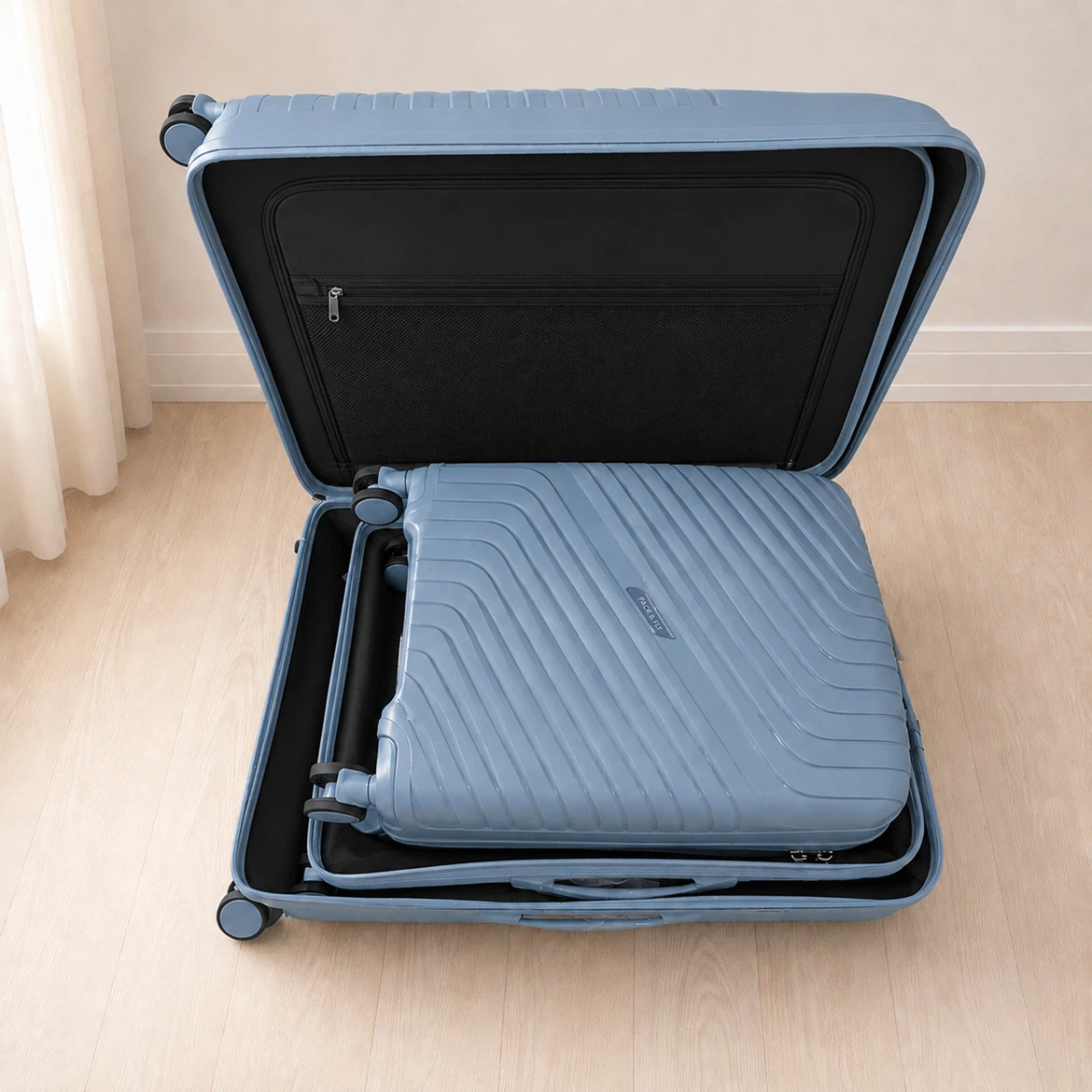 Brand New 3-Piece Hard Shell Luggage Set – Moody - photo 3