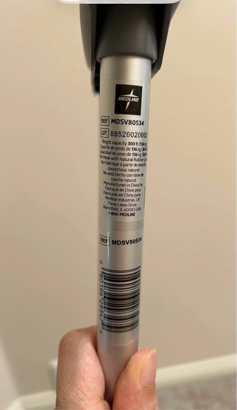 Medline Aluminum Adult Crutches - photo 3