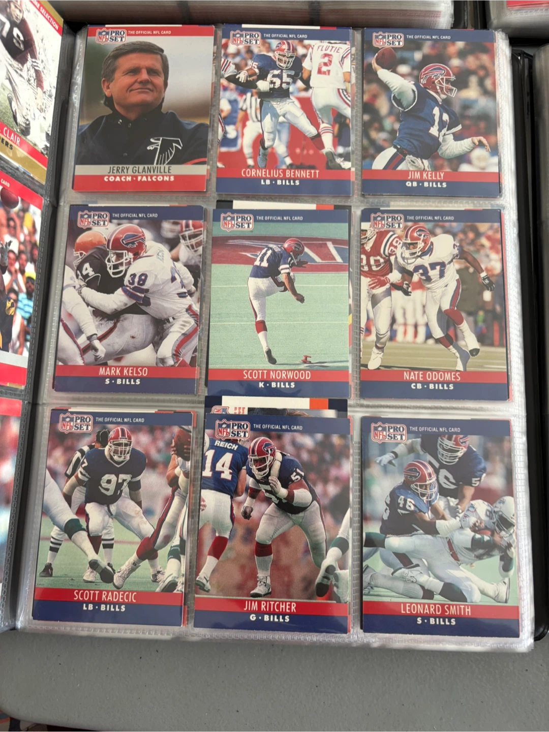 Collection of Pro Set NFL Football Cards - photo 2
