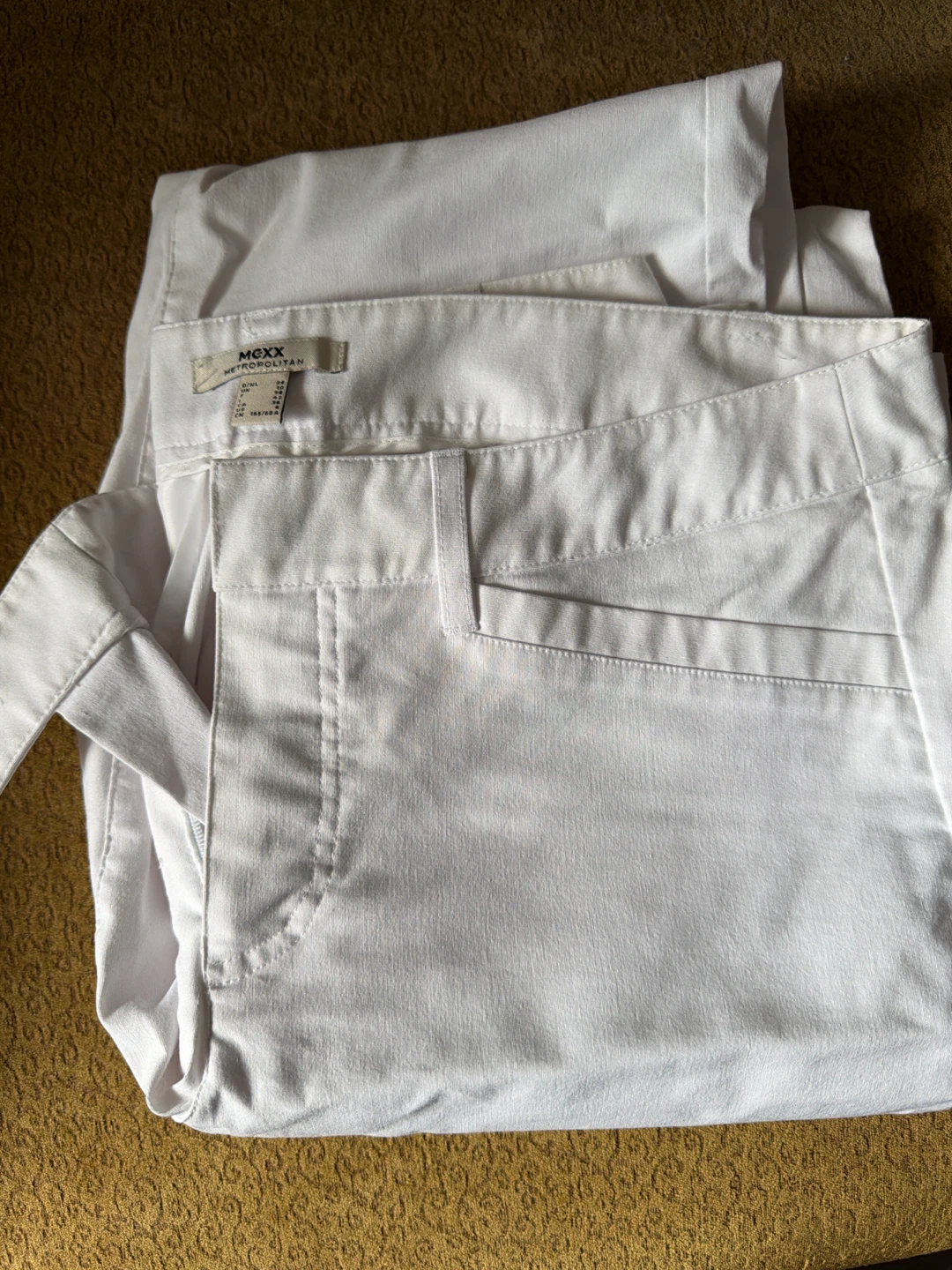 Mexx Metropolitan White Trousers Size 38