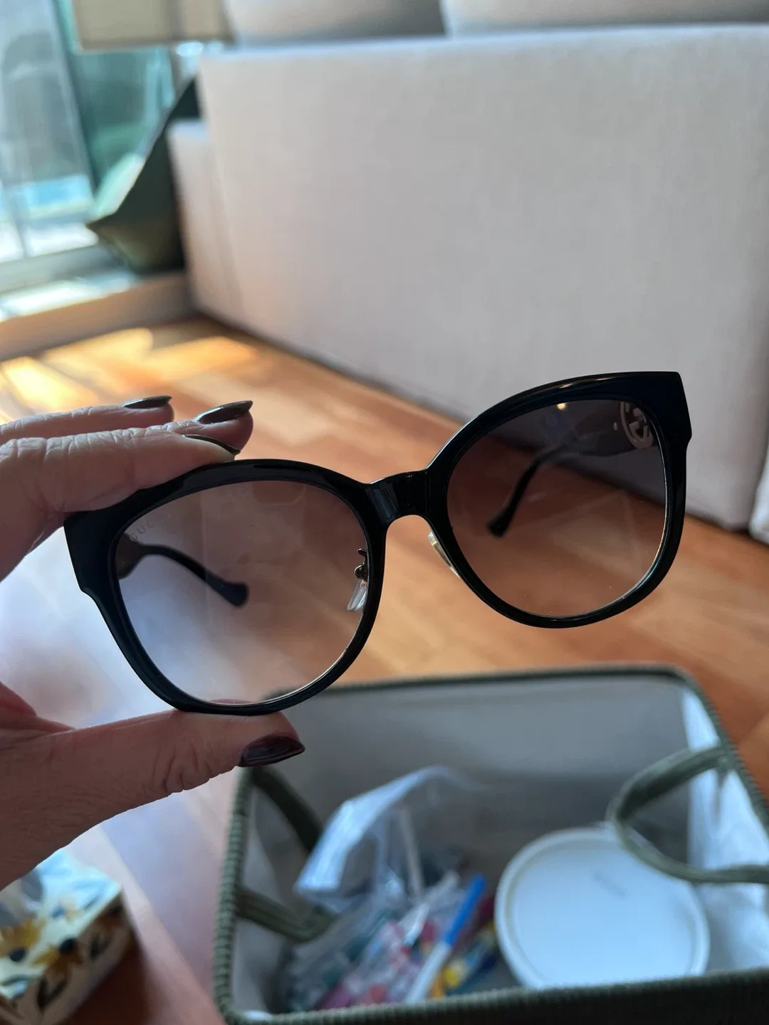 Gucci Black Cat Eye Sunglasses - photo 3