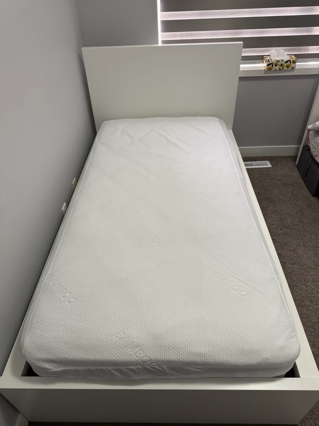 IKEA Bed with 2 Storage Drawers + Costco Mattress - photo 3