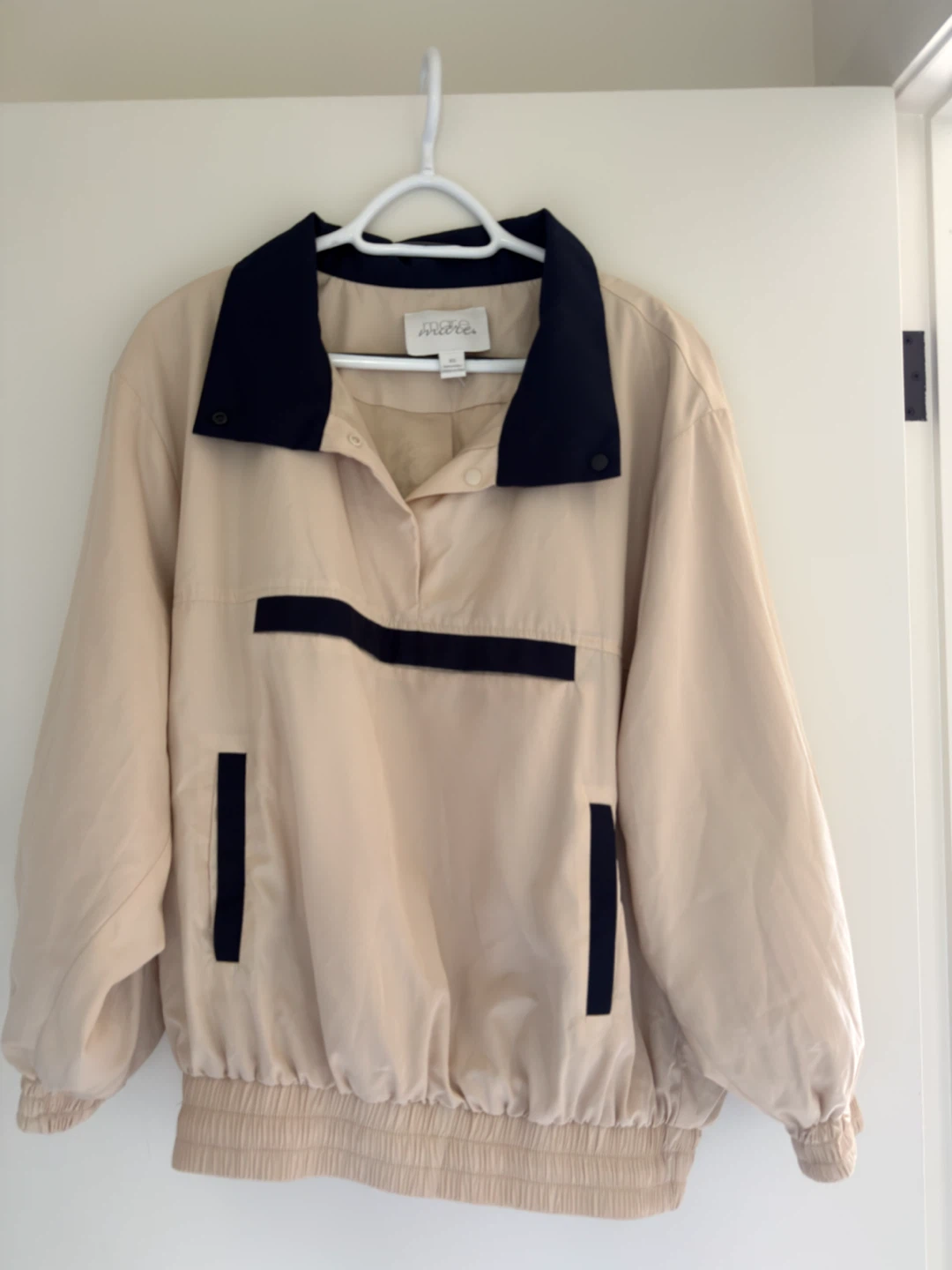 Mare Mare BRIDAL Oversized Windbreaker Jacket - Bride - XS - photo 5