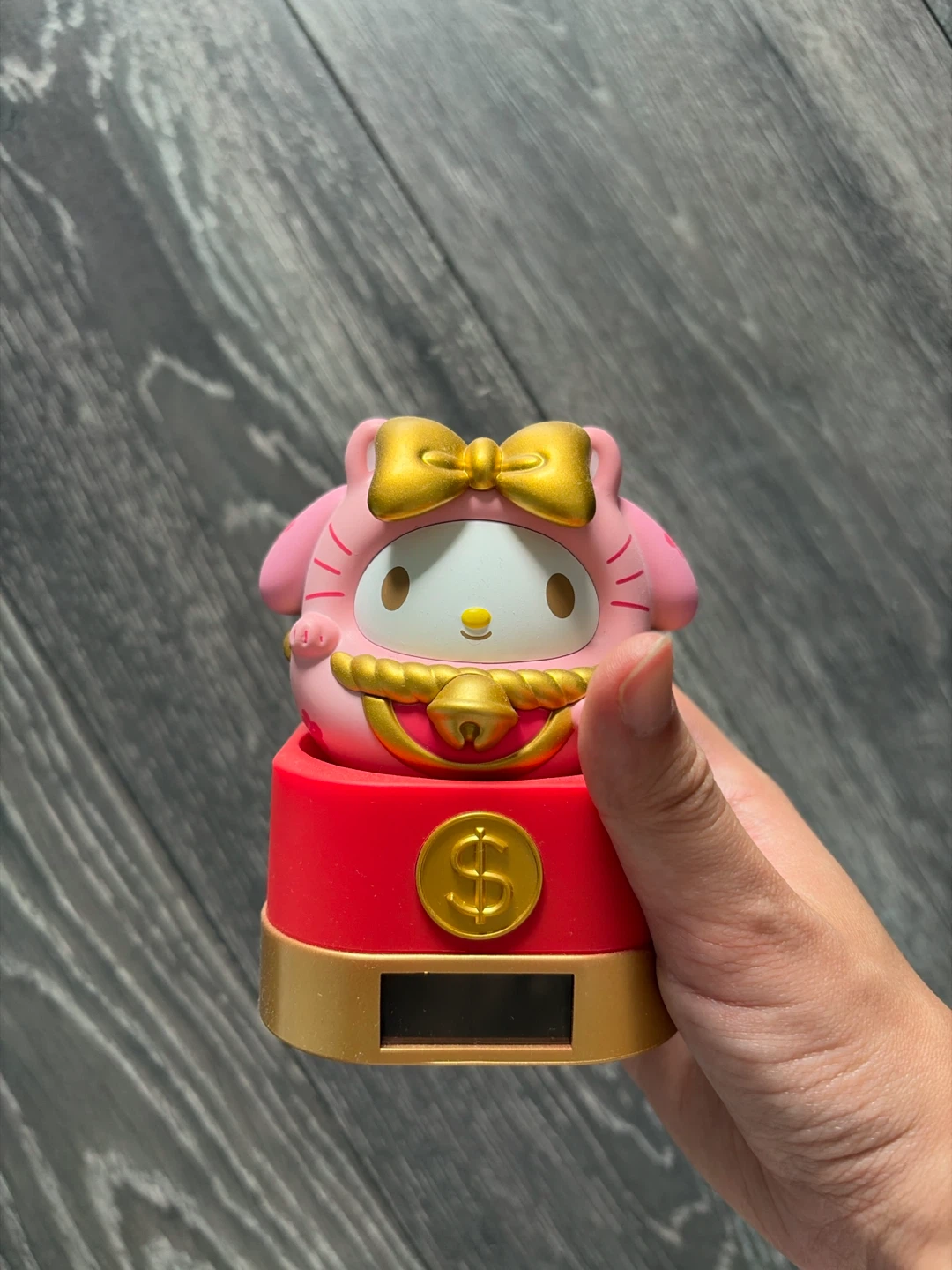 Sanrio Lucky Cat My Melody Light Movable Fun Toy
