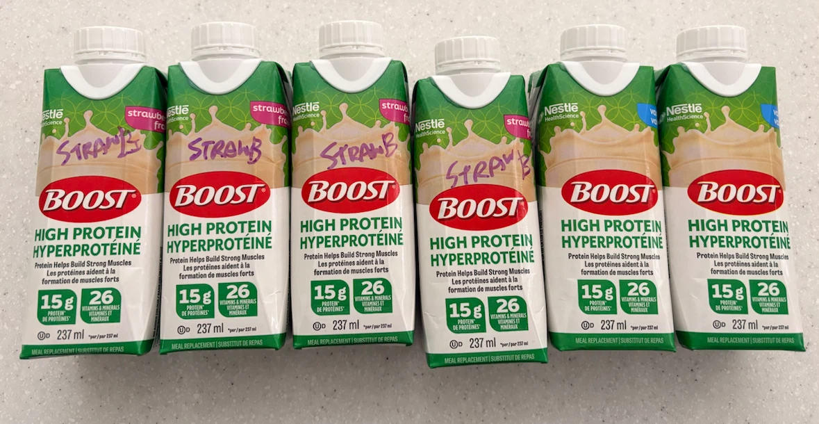 Nestlé Boost High Protein 4 Strawberry 2 Vanilla  Drinks