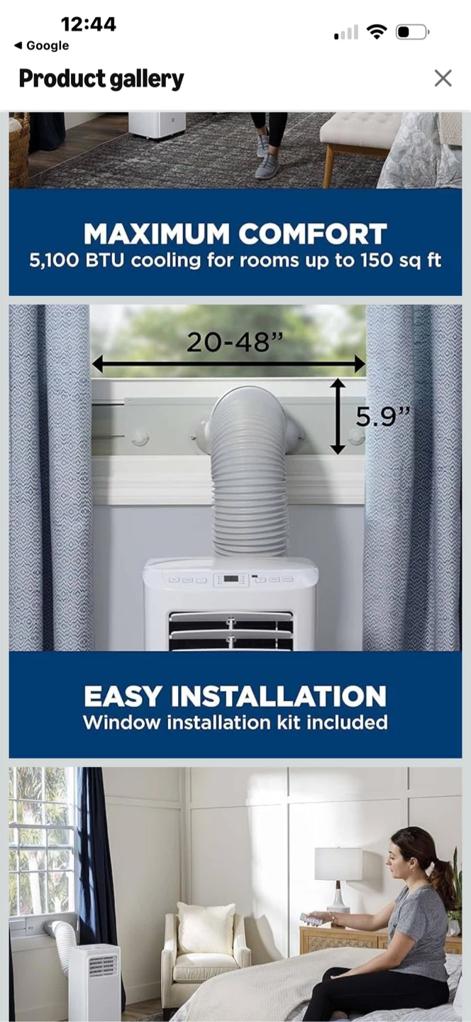 GE 5,100 BTU Portable Air Conditioner - photo 3