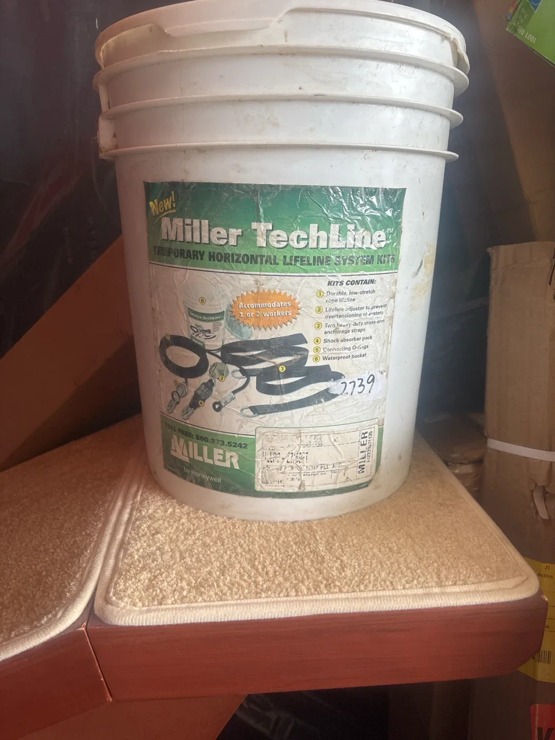 Miller TechLine Temporary Horizontal Lifeline System Kit