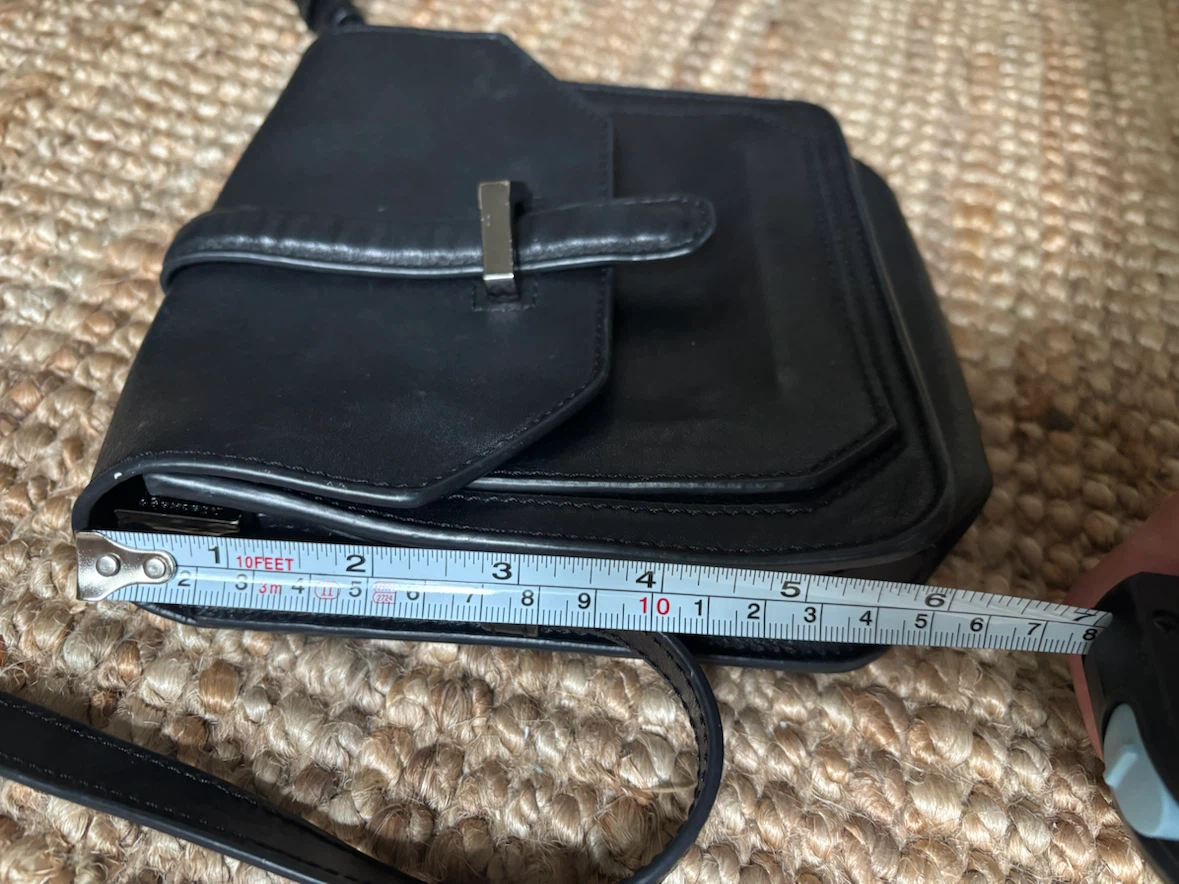 Black Leather Mackage Crossbody Bag - photo 3