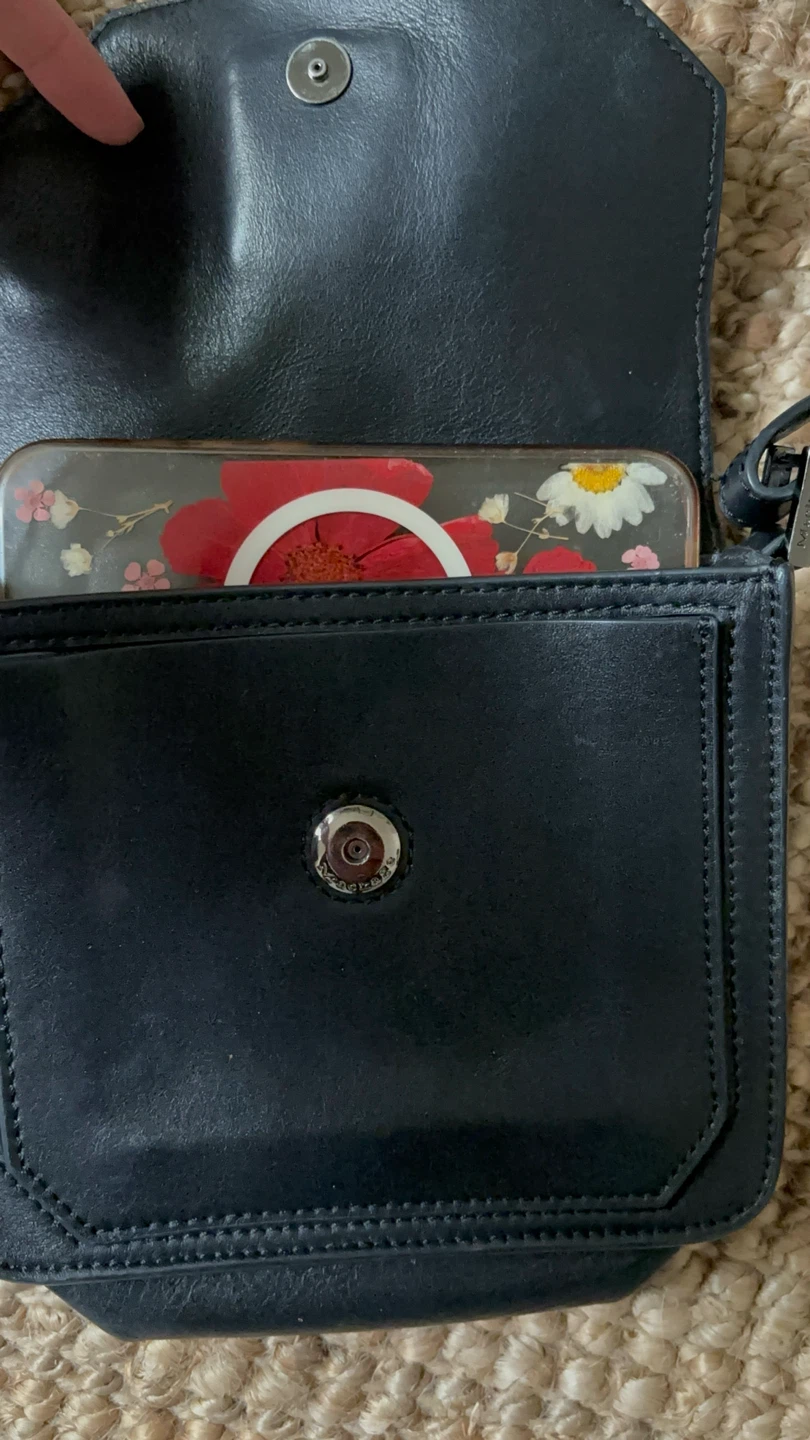 Black Leather Mackage Crossbody Bag - photo 4