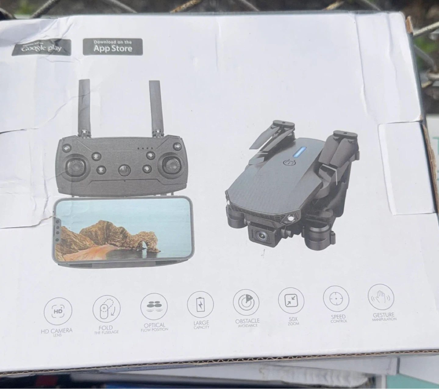 Foldable Drone with HD Camera and 50x Zoom