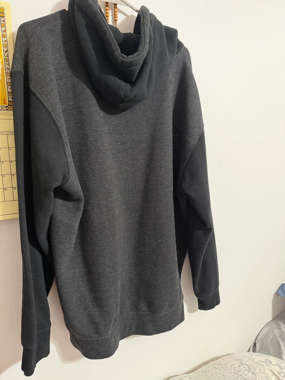 Black “OBLIGE” Graphic Pullover Hoodie LARGE - photo 3