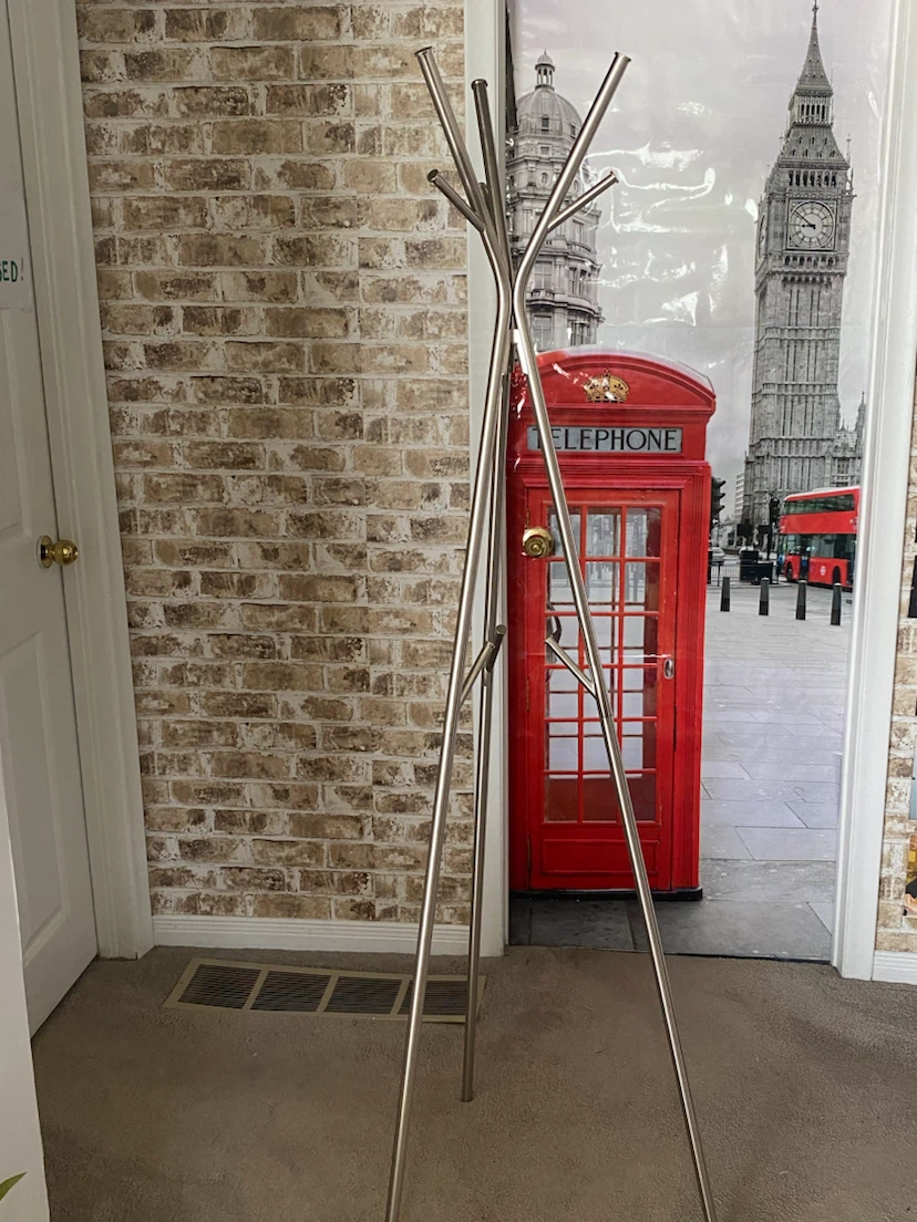 IKEA Silver Metal Coat Stand!