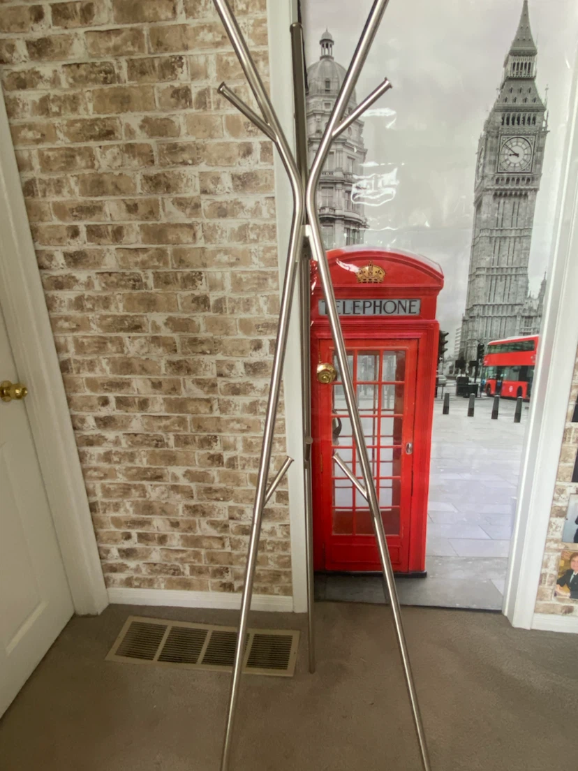 IKEA Silver Metal Coat Stand! - photo 5