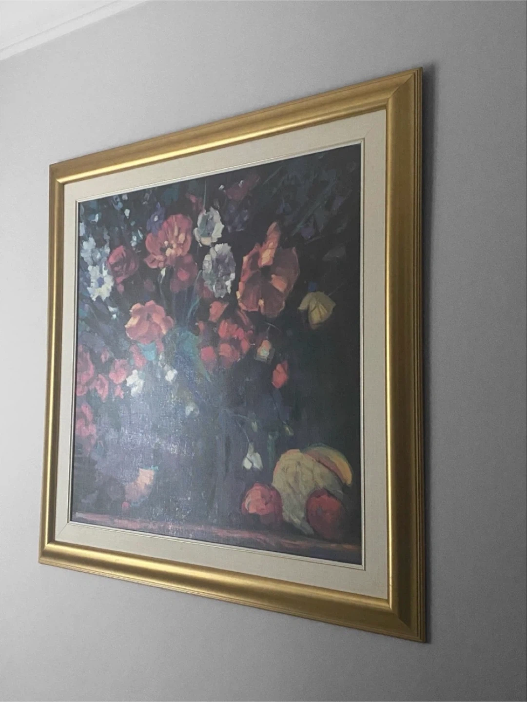 Framed Floral Still Life Leje Ostlund Floral Large Painting - photo 4