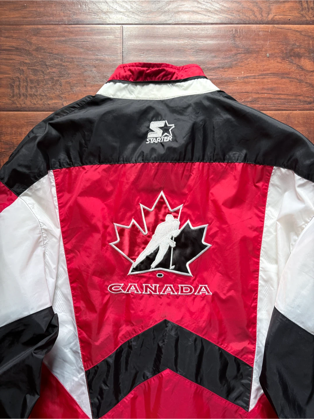 Vintage Team Canada starter hockey jacket L 90s Olympics - photo 5